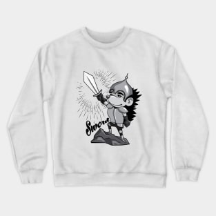 sword hedgehog Crewneck Sweatshirt